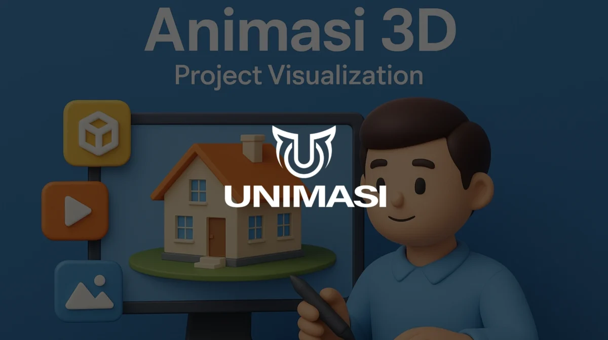 Animasi 3D Visualisasi Proyek! Bikin Proyek Realistis! Unimasi membuat konsep Anda terlihat nyata, menarik investor, dan menghemat biaya Mu!