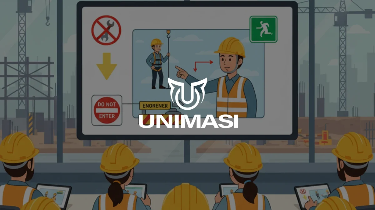 Jasa Video Animasi Safety Konstruksi : Pelatihan Visual Terbaik Butuh Jasa Video Animasi Safety Konstruksi? Unimasi menyediakan video 2D, 3D, dan AI untuk Safety Induction, Toolbox Talk, dan pelatihan K3.