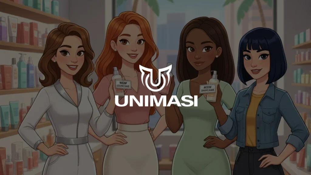 Jasa Animasi 2D Launching Produk Skincare dari Unimasi. Kami, penyedia jasa pembuatan video animasi 2D, 3D, Motion Graphic, dan AI.