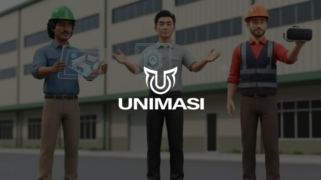 Vendor Video 3D Safety Induction terbaik di Bekasi! Unimasi menyediakan jasa pembuatan video animasi 2D, 3D, Motion Graphic, dan AI.