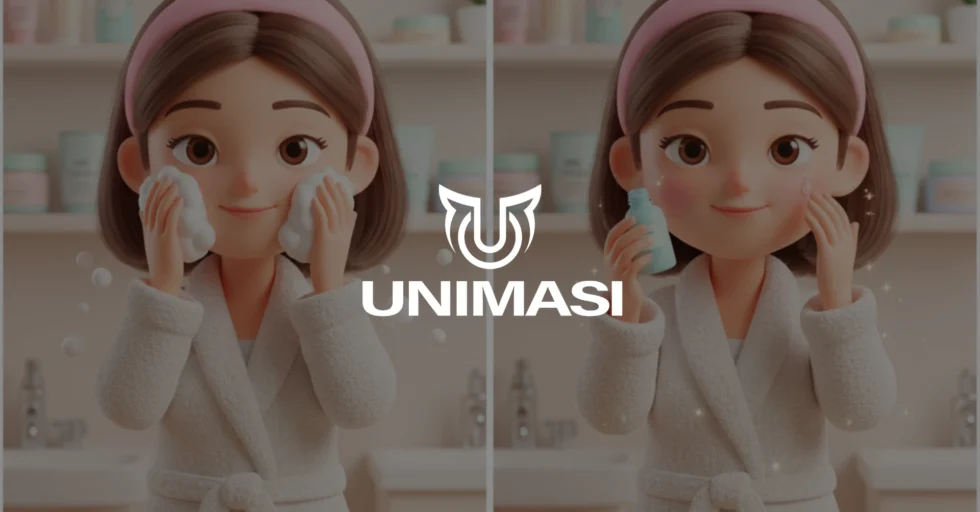 Jasa Animasi 3D Pemakaian Skincare Tingkatkan penjualan dengan Jasa Animasi 3D & 2D Pemakaian Skincare dari Unimasi. Kami membuat, Motion Graphic & AI untuk produk skincare.