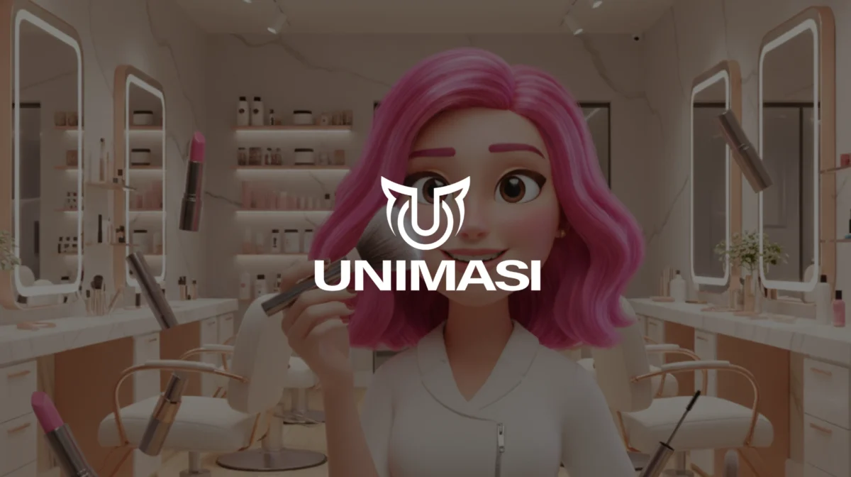 Jasa Animasi 3D Tutorial Penggunaan Kosmetik dari Unimasi. Tingkatkan konversi dengan visualisasi produk kosmetik 3D