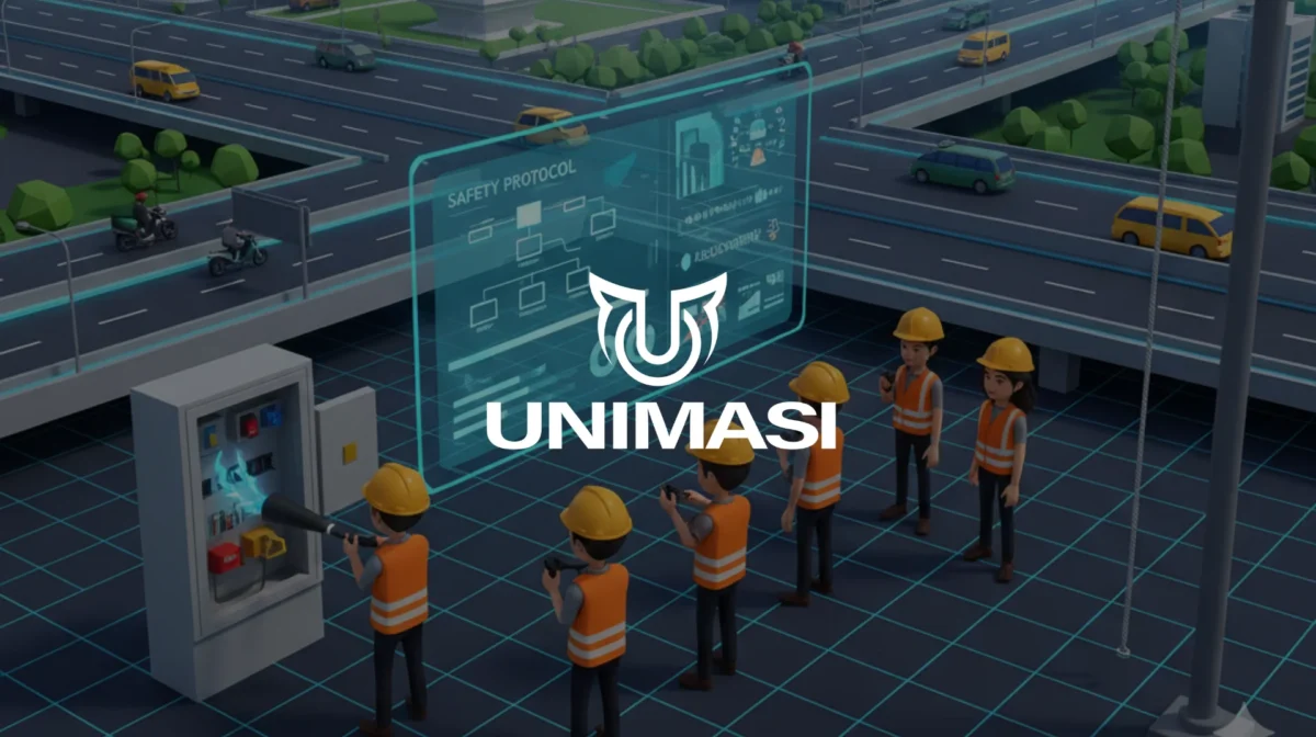 Cari Jasa Video 3D Safety Simulation Jakarta terpercaya? Unimasi menyediakan layanan pembuatan video animasi K3, 2D, Motion Graphic, dan AI.