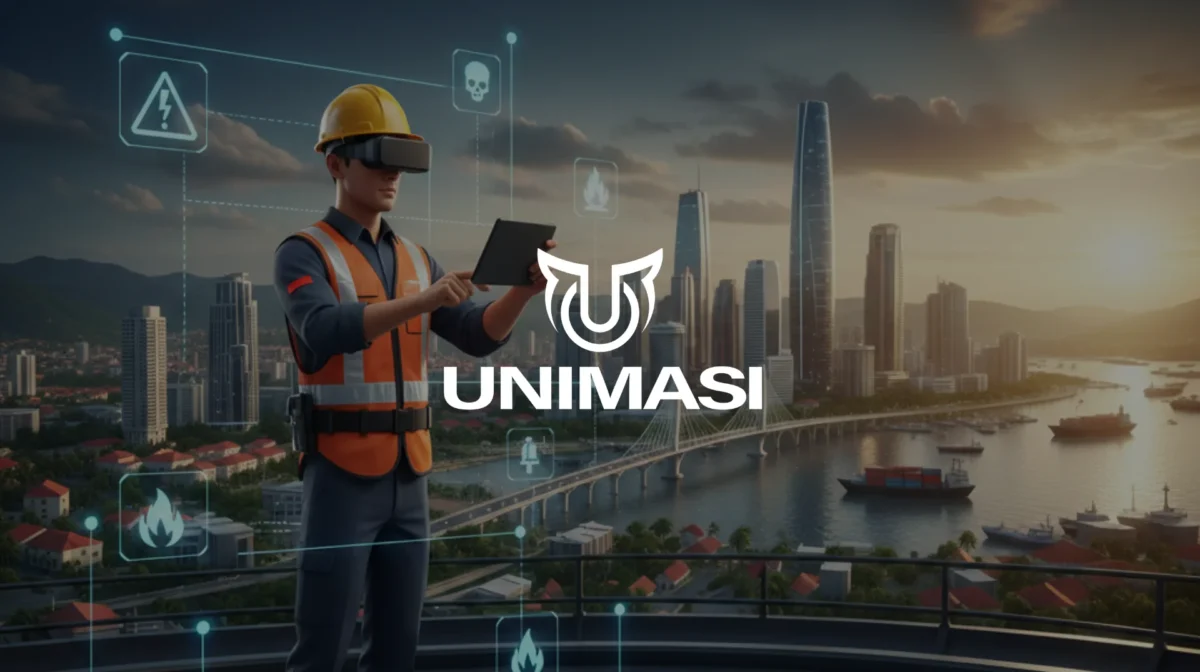 Mencari Jasa Video 3D Safety Simulation Batam? Unimasi menyediakan solusi video animasi 2D, 3D, Motion Graphic & AI untuk edukasi K3.