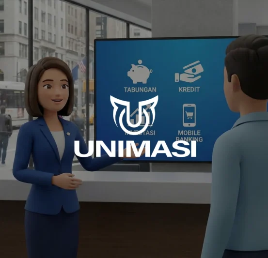 Vendor 3D Explainer Video Perbankan Jakarta Butuh Vendor 3D Explainer Video Perbankan Jakarta terpercaya? Unimasi melayani jasa pembuatan animasi 2D, 3D, Motion Graphic & AI.