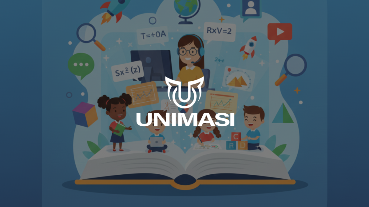 Jasa animasi edukatif Banten: Unimasi. Kami menghadirkan video 2D, 3D, dan AI untuk materi belajar yang interaktif, profesional, dan efektif.