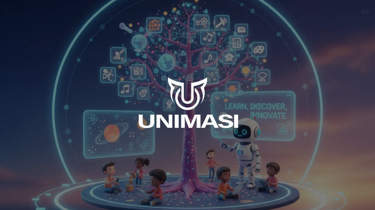 Jasa animasi edukatif Jakarta Barat: Unimasi. Video 2D, 3D, Motion Graphic, dan AI untuk media pembelajaran yang interaktif dan profesional.