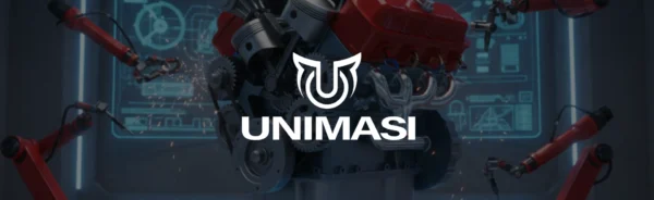 Jasa Animasi 3D Mekanikal Jakarta. Unimasi hadirkan visualisasi mesin 3D, motion graphic, dan teknologi AI untuk kebutuhan industri Anda.
