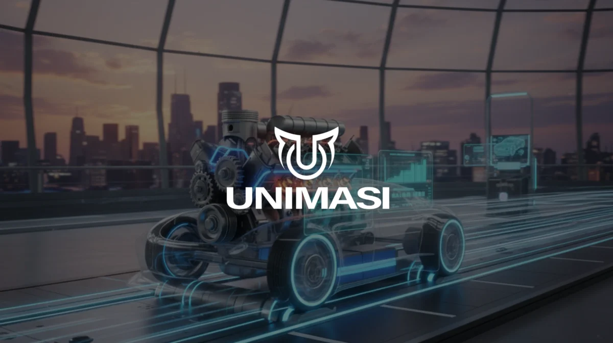 Jasa Animasi 3D Mekanikal Bandung. Unimasi bantu visualisasikan sistem mekanik, mesin, dan produk industri secara presisi dan profesional.