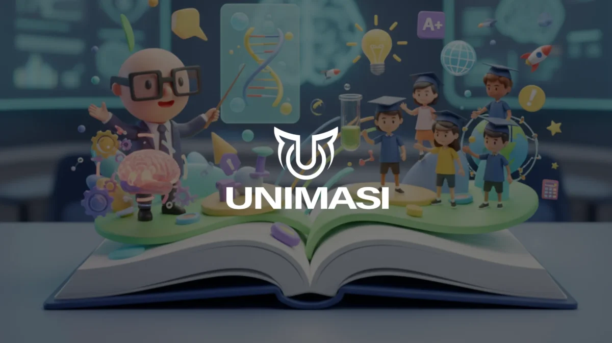 Jasa Animasi Edukatif Unimasi hadirkan video 2D, 3D, & AI profesional. Ubah materi sulit jadi mudah dipahami dengan visual kreatif sekarang!