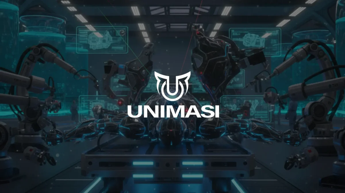 Jasa Animasi 3D Mekanikal Cilegon. Unimasi hadirkan visualisasi teknik, motion graphic, dan AI untuk kebutuhan industri manufaktur Anda.