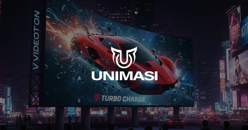 Jasa Pembuatan Videotron 3D Jakarta? Unimasi hadirkan konten animasi 3D & AI futuristik yang bikin brand Anda viral dan tampil beda!.