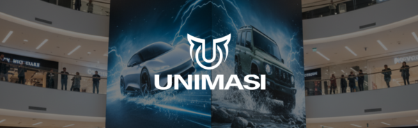 Butuh Jasa Videotron 3D Otomotif Surabaya? Unimasi hadirkan animasi 3D & AI berkualitas agar iklan mobil/motor Anda viral dan tampil mewah.