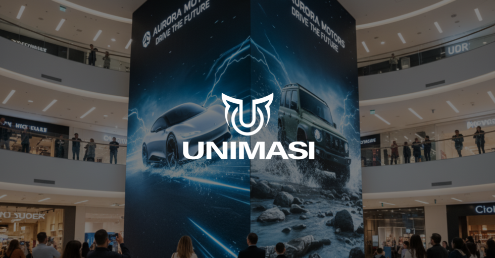 Jasa Videotron 3D Otomotif Surabaya Butuh Jasa Videotron 3D Otomotif Surabaya? Unimasi hadirkan animasi 3D & AI berkualitas agar iklan mobil/motor Anda viral dan tampil mewah.
