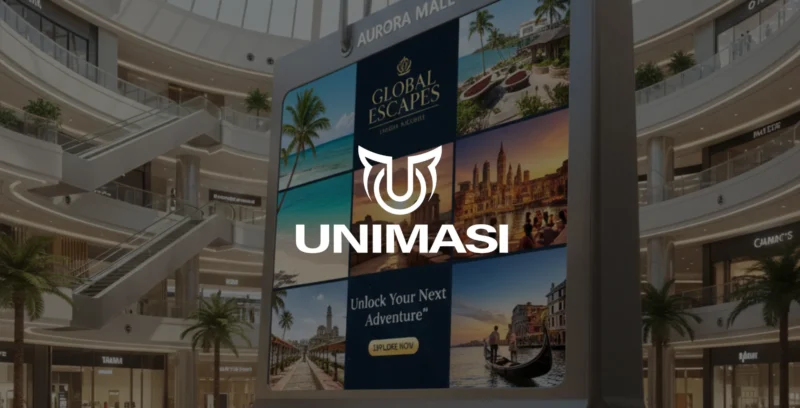 Tingkatkan penjualan Anda dengan Jasa Videotron 3D E-commerce Bekasi dari Unimasi. Ahli animasi 3D & AI untuk branding produk Anda.