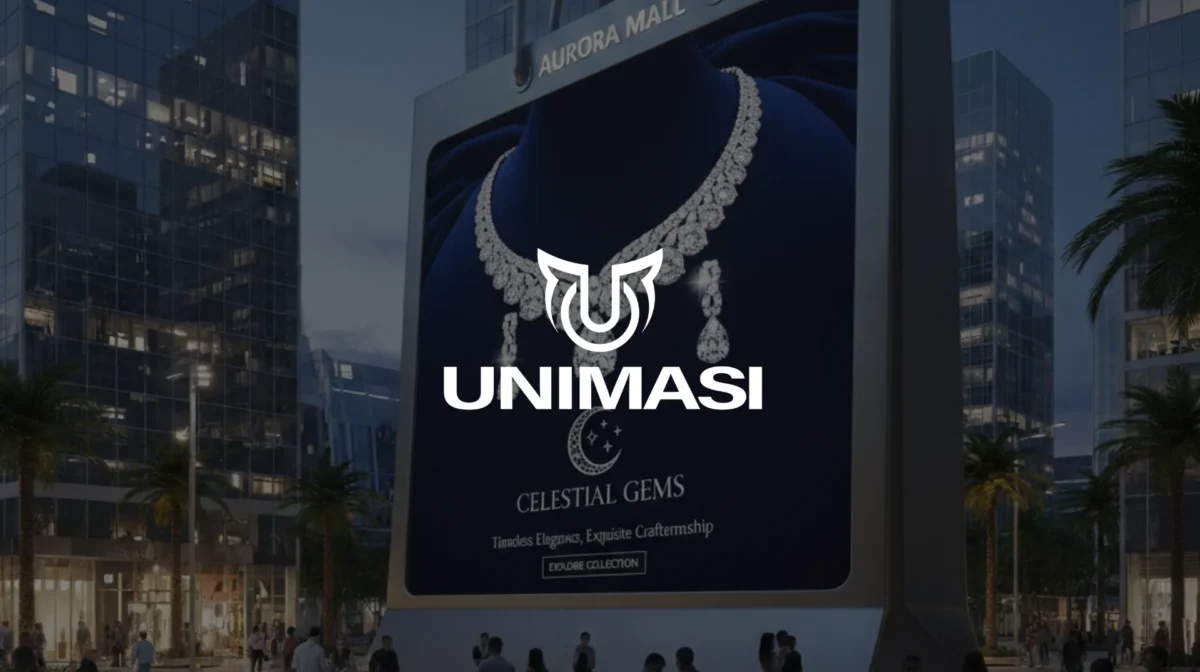 Butuh visual memukau? Jasa Videotron 3D E-commerce Surabaya dari Unimasi hadirkan animasi 3D & AI berkualitas untuk tingkatkan bisnis Anda.