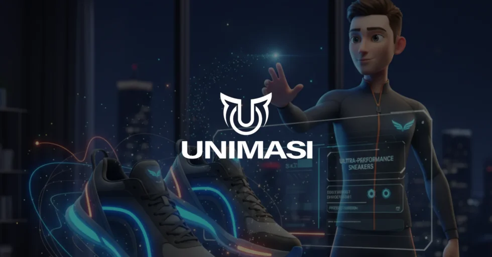 Vendor AR Product Showcase. Unimasi solusi video animasi 3D dan Augmented Reality untuk visualisasi produk yang nyata dan interaktif.