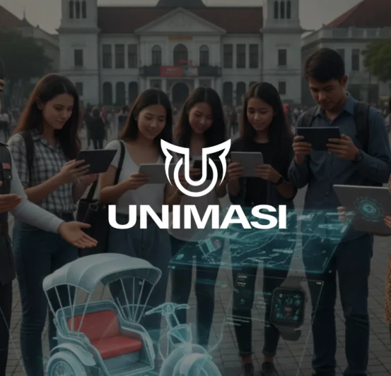 Jasa AR Historical Tour Jakarta. Unimasi solusi AR berbasis animasi 3D, Motion Graphic, AI untuk pengalaman sejarah yang imersif dan modern.