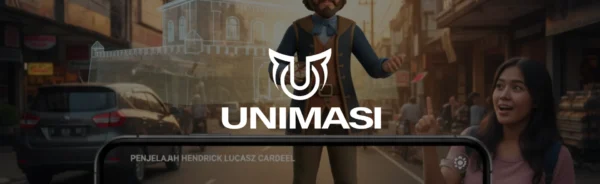 Jasa AR Historical Tour Tangerang. Solusi visual imersif didukung teknologi animasi 3D, Motion Graphic, dan AI dari Unimasi.