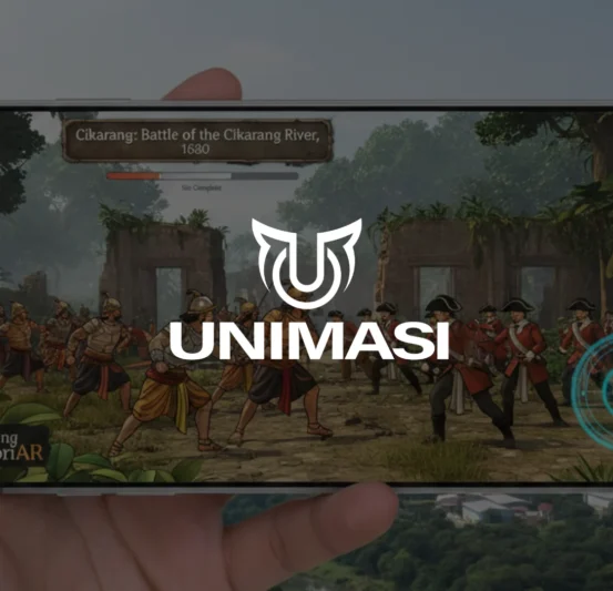 Jasa AR Historical Tour Cikarang: Unimasi. Animasi 3D dan Augmented Reality untuk pengalaman wisata sejarah yang interaktif dan modern.