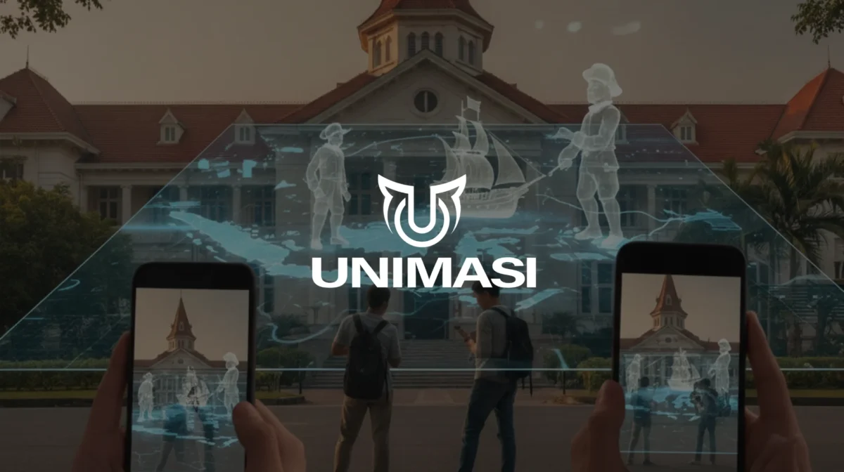 Jasa AR Historical Tour Bandung dari Unimasi. Kami menghadirkan animasi 3D dan AI untuk pengalaman tur yang imersif dan futuristik.