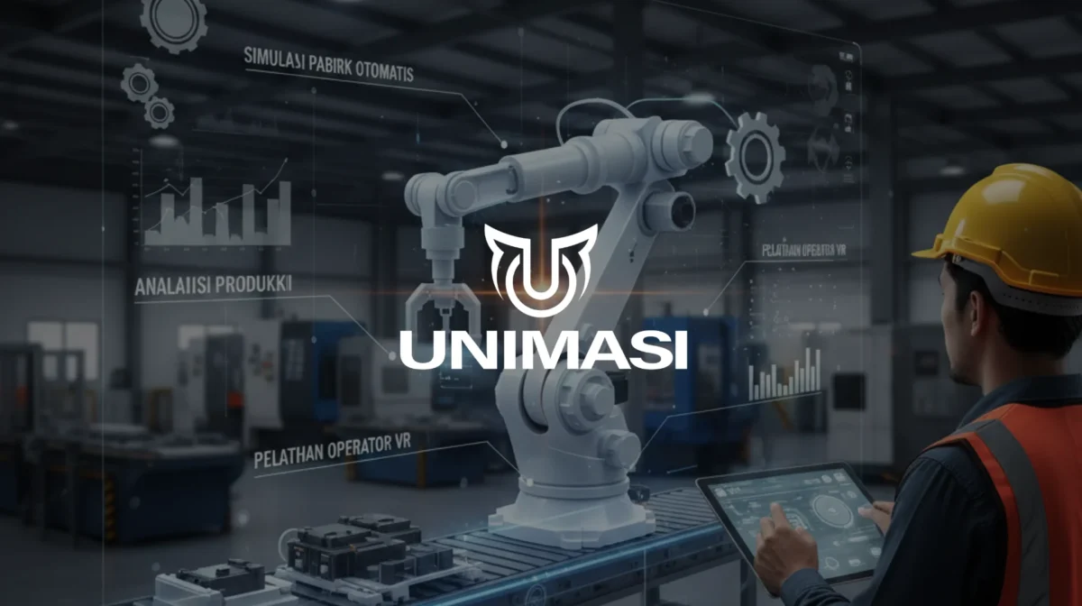 Jasa AR Industrial Simulator: Unimasi. Solusi inovatif berbasis animasi 3D dan AI simulasi industri yang aman, interaktif, dan hemat biaya.