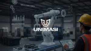 Jasa AR Industrial Simulator Bekasi: Unimasi solusi Augmented Reality canggih untuk pelatihan, maintenance, dan operasional industri.