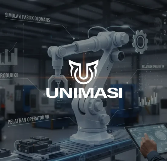 Jasa AR Industrial Simulator: Unimasi. Solusi inovatif berbasis animasi 3D dan AI simulasi industri yang aman, interaktif, dan hemat biaya.