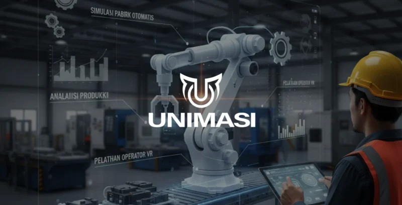 Jasa AR Industrial Simulator: Unimasi. Solusi inovatif berbasis animasi 3D dan AI simulasi industri yang aman, interaktif, dan hemat biaya.
