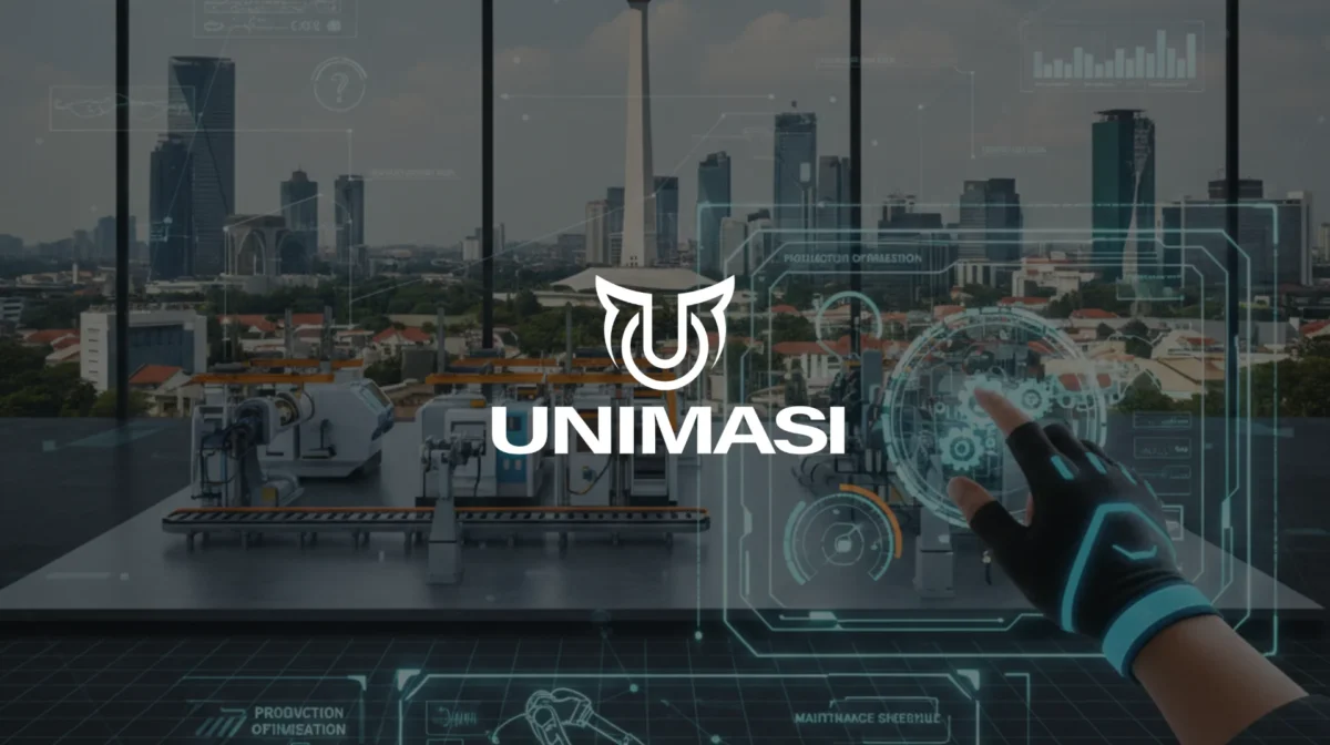 Jasa AR Industrial Simulator Jakarta: Unimasi solusi Augmented Reality canggih untuk pelatihan, maintenance, dan operasional industri.