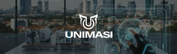 Jasa AR Industrial Simulator Jakarta: Unimasi solusi Augmented Reality canggih untuk pelatihan, maintenance, dan operasional industri.
