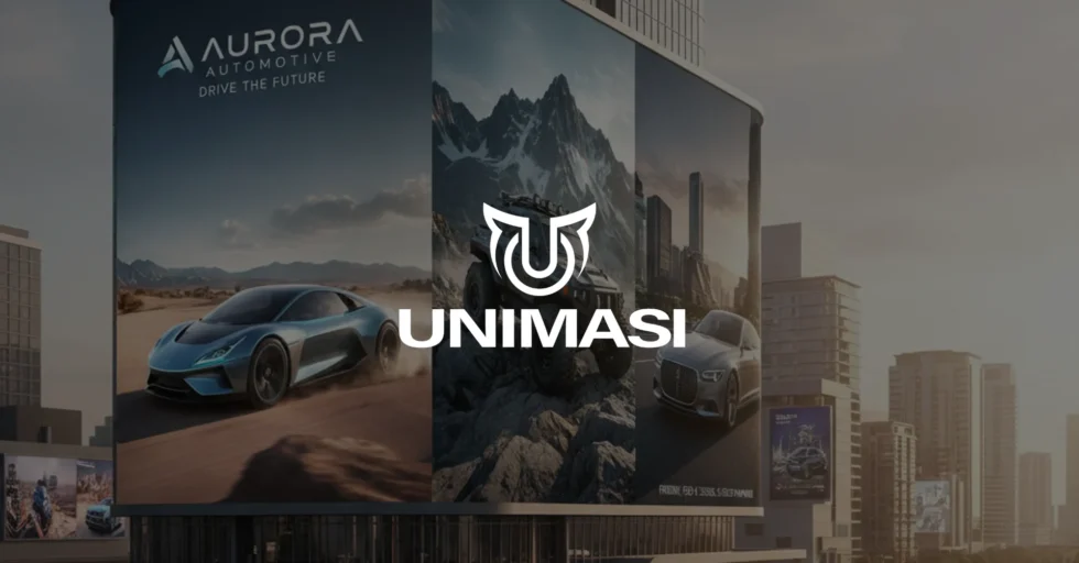 Jasa Videotron 3D Otomotif Tangerang Tingkatkan brand Anda dengan Jasa Videotron 3D Otomotif Tangerang dari Unimasi. Spesialis animasi 3D, Motion Graphic, dan AI iklan otomotif.